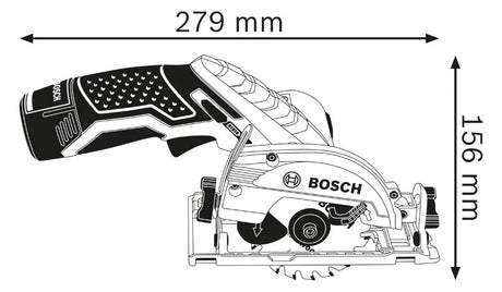 BOSCH-EW Akku-Handkreissäge 12V 3Ah Professional GKS 12V-26 1,4kg  85mm