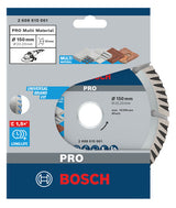 BOSCH-EW Diamant-Trennscheibe 150x10mm 2608615061 f.Backstein f.Beton f.Metall