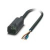 PHOENIX Sensor-Aktorkabel 4p 1,5m ger SAC-4P-DTMS/ 1,5-PUR fr.Ende DT04 PUR
