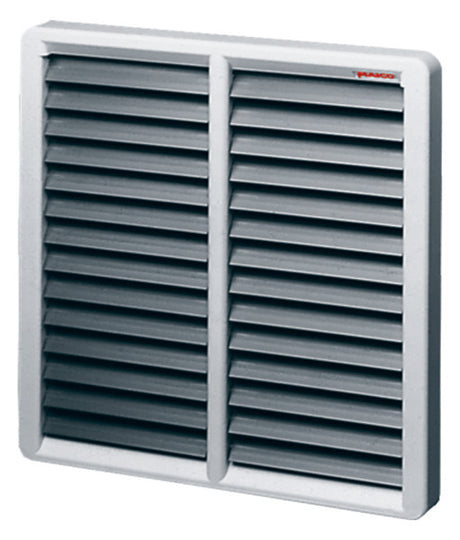 MAICO Wand-Jalousieklappe Kst 578x578mm AS 50  500mm ausblas Mit Einbaurahmen