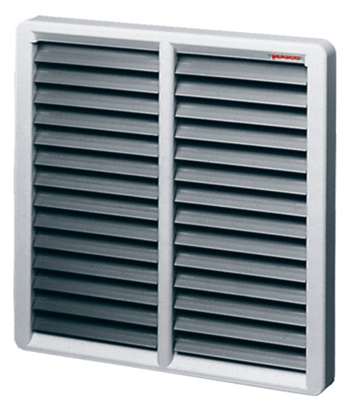 MAICO Wand-Jalousieklappe Kst 472x472mm RS 40  400mm ausblas Mit Einbaurahmen