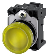 SIEMENS Leuchtmelder komplett 1f ge LED 3SU1152-6AA30-3AA0 UC rnd hoch  22mm