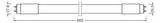 LEDVANCE LED-Röhrenlampe G13 T8 8W 4000K LED TUBE T8 HF V 600 mm 8W 840 ws 900lm