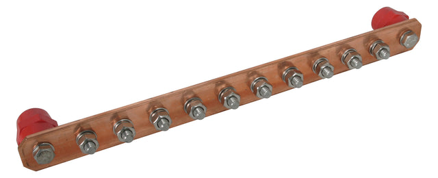 DEHN SE Potentialausgleichschiene 10rndl PAS I 10AP M10 CU Cu n.Klemme V2A