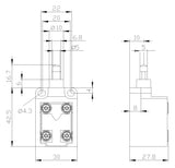 SIEMENS Einzelpositionsschalter 1S 1Ö 1W 3SE5250-0CC05 Kst Kuppenstößel