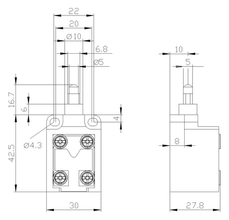 SIEMENS Einzelpositionsschalter 1S 1Ö 1W 3SE5250-0CC05 Kst Kuppenstößel