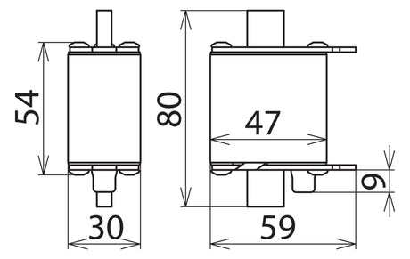 DEHN SE Überspannungsableiter 230VAC VA NH00 280 Netzform-/TN-C/TN-C-S/TN-S/T