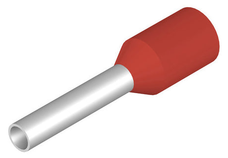 WEIDMÜLLER Aderendhülse 1qmm 8mm isol PP H1,0/14D R rt Cu Standard verzinnt