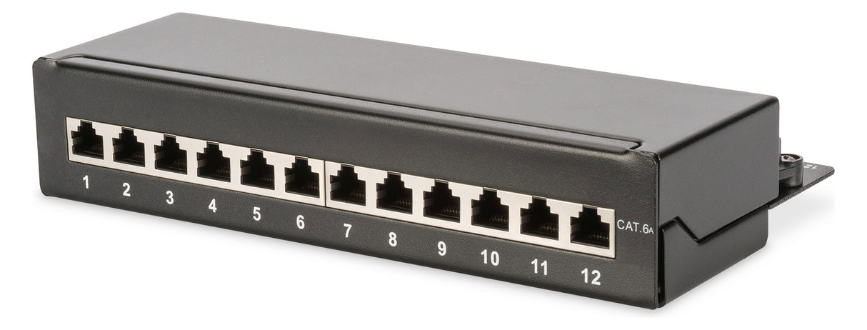 ASSMANN ELEKTRO Patchpanel 12Ports AP DN-91612SD-EA Cat6A Schirm RAL9005
