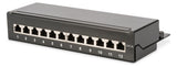 ASSMANN ELEKTRO Patchpanel 12Ports AP DN-91612SD-EA Cat6A Schirm RAL9005