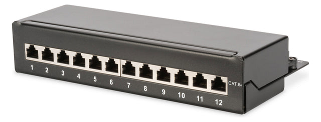 ASSMANN ELEKTRO Patchpanel 12Ports AP DN-91612SD-EA Cat6A Schirm RAL9005