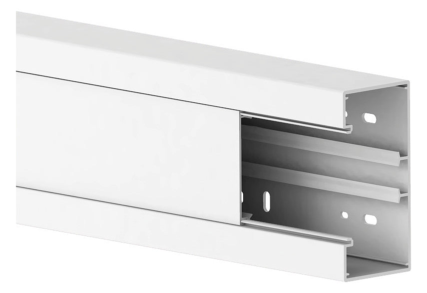 GGK Geräteeinbaukanal Kst 130x60mm rws BR 60x130/80 RAL9010 unbeh
