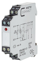 METZ CONNECT Schaltrelais 24V/AC 2W IP20 11061913 11,2x60x60mm Schraub