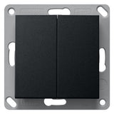 GIRA Wandsender Bussystem KNX-RF (Funk) System 55 2422005 Funkb AP 2Kan sw mt
