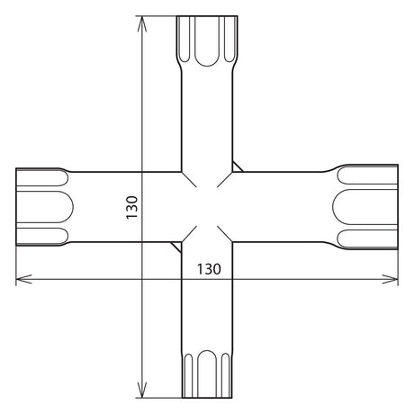 DEHN SE Kreuzschlüssel ST g/vz KSS SW10 13 17 19 STGALZN