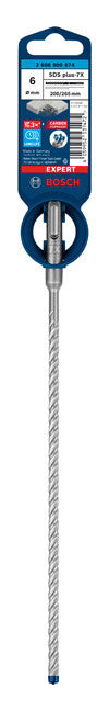 BOSCH-EW Hammerbohrer  6mm SDSplus SDS plus-7X 1pc 200/265mm f.Beton