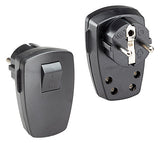 BACHMANN Schutzkontaktstecker 16A 250V 911.171 Kst IP20 sw rechtw