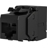 RJ45 Keystone UTP, Cat.6, 250MHz, Komponenten zertifiziert, schwarz Stück
