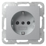 GIRA Steckdose 1f alu UP IP20 System 55 418826