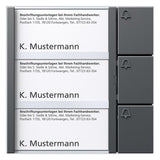SIEDLE Tastenmodul Bus 3RT dgr BTM 650-03 DG 99x99x27mm
