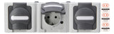 KOPP Steckdose 3f gr mt AP Klappd IP44 BLUEELECTRIC 131356005 BSF