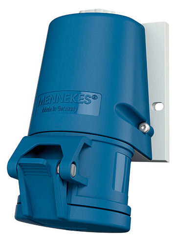 MENNEKES CEE-Steckdose 3p 16A 6h 230V/bl 1341 IP44 AP schraubl.Kl Kst