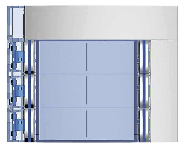 LEGRAND Ruftastenmodul Bus 6RT gr SFERA ALLMETAL Bticino 352161 115x91x11m