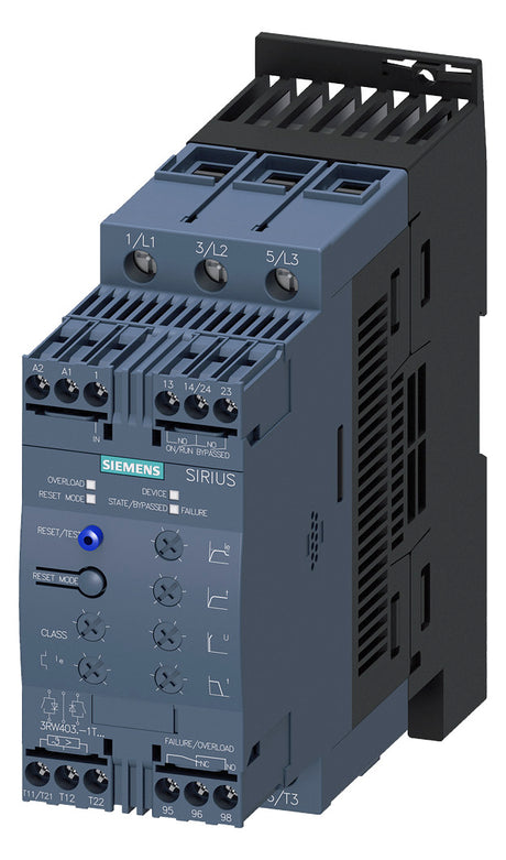 SIEMENS Sanftstarter 200-480V 72A 3RW4038-1TB04 37kW/400V 22kW/230V
