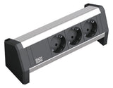 BACHMANN Steckdosenleiste 3f sw 35° IP20 DESK 339.1002