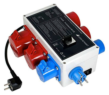 GOSSEN-METRA Messgeräte-Adapter sw PVC VL2 E 32A CAT.II
