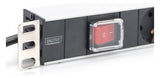 ASSMANN ELEKTRO 1HE Alu. PDU 7-fach 7x Schuko.Schalter 16A DN-95402