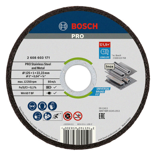 BOSCH-EW Trennscheibe 125x1mm 2608603255