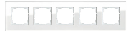 GIRA Rahmen 5f ws glas Esprit 021512