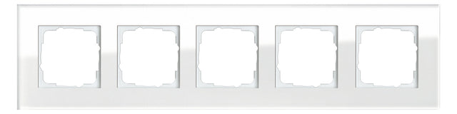 GIRA Rahmen 5f ws glas Esprit 021512