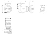 SIEMENS Hauptschalter 32A 3p IP65 Einb 3LD2254-0TK53 Wart/Rep SichSchalt