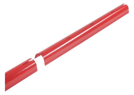 FRÄNKISCHE Kabelschutzabdeckhaube rnd FRH - Type 100 ROT 100 cm lg. m.Ein 1000