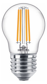 PHILIPS-LM LED-Kugellampe FM E27 P45 ws CorePro LEDLusterND6.5-60W P45 E278 6,5W