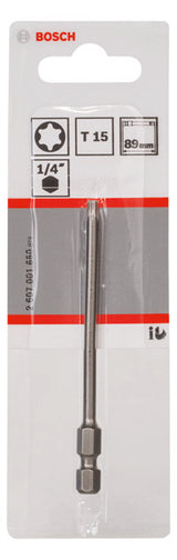 BOSCH-EW Bit TX15 L=89mm 6,4mm(1/4) 2607001650
