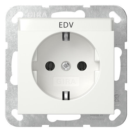 GIRA Steckdose 1f rws glz UP IP20 BSF System 55 445703