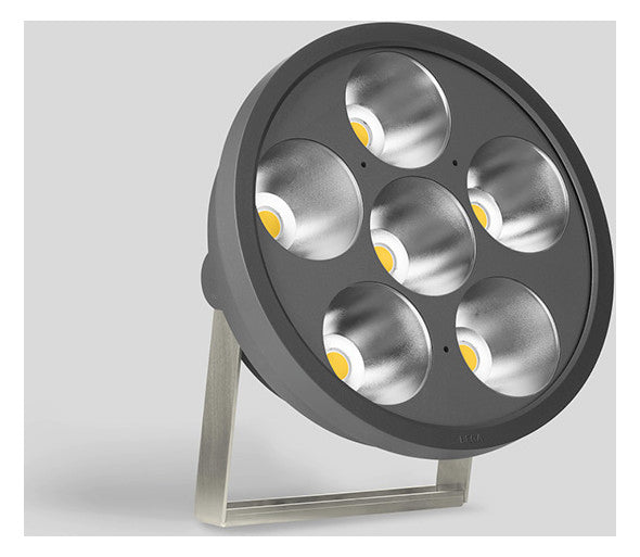 BEGA LED-Anbaustrahler 326W Konv 1-10V 84521K22 DALI 6LEDs graphit 2200K ws mt