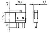 SIEMENS Hilfsschalterblock 1Ö 4A/AC 3SB2404-0C Flachsteck