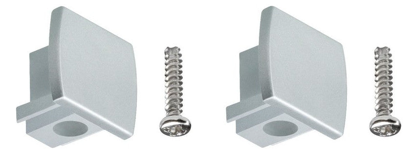 PAULMANN Endkappe chr Kst L21mm B13mm URail 954.96 H18mm