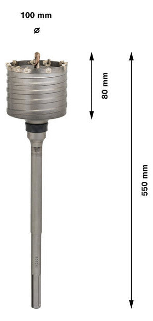 BOSCH-EW SDS-Bohrkrone Hartmetall F00Y145200  100x310mm