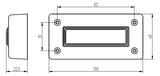 GROTHE Klingeltableau syst.unabh Kst AP ETA 631 WS 1tast ws