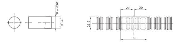 GEWISS Steckmuffe Kst  20mm unbeh tra DX52020