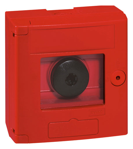 LEGRAND Feuerwehralarm Mit Glasscheibe m.Taster Legrand 038011 125x125x71mm