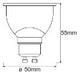 LEDVANCE LED-Reflektorlampe GU10 PAR16 G SMART+ WiFi Spot 50 45 ° 4.9 W/2700 PAR1