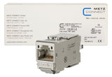 METZ CONNECT Modular-Buchse Cat6A RJ45 180° 130B11-Z 22-26AWG Feldkonf Schirm