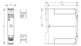 SIEMENS Zeitrelais 12-240V/AC 0,5-10s 3RP2511-1AW30 ansprVerz