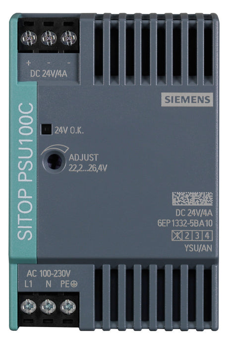 SIEMENS Gleichstromversorgung REG 96W 4A SITOP 6EP1332-5BA10 22,2-26,4V IP20